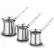 UltraMint Paslanmaz Çelik Cezve Takımı A1232, Dayanıklı ve Şık Tasarım