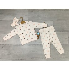 Kelebek Baskılı Bebek 2 Li Takım