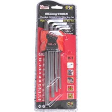 Gümrük Bey Uzun Allen Tk Tools 9 Parçalık Tork Başlı Allen Anahtar Seti