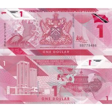 Emir Collection Trinidad Tobago 2020 Yılı 1 Dolar Yabancı Polimer Kağıt Para Çil (Unc) Koleksiyon Para