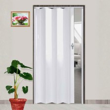 Homenter Modern Katlanabilir Akordiyon Kapı | 85X203 cm | Kilit Mekanizmalı | Çizilmeye Dayanıklı