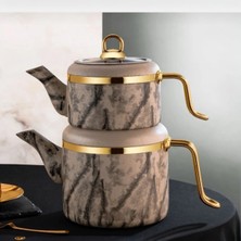 UltraMint Şık ve Dayanıklı Granit Mutfak Çaydanlık Seti, Modern Tasarım