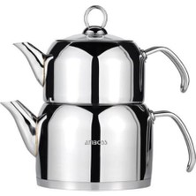 UltraMint Paslanmaz Çelik Çaydanlık Takımı, Şık ve Dayanıklı Tasarım