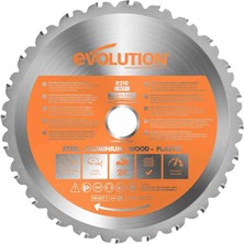 Evolution R210TCT-24MS Çoklu Malzeme Için Daire Testere Bıçağı, 210MM