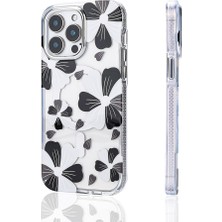 Ceponya iPhone 15 Pro Max Kılıf Magsafe Şarj Özellikli Papatya Desenli Kapak