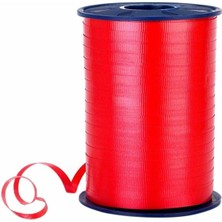 Mçb Group Kırmızı Düz Şerit Rafya 200 Metre 8 mm – Hediye Paketi Süsleme Rafyası – Dayanıklı Paketleme Bağlama Kurdelesi (1 Adet)