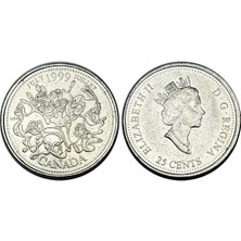 Emir Collection Kanada 1999 Yılı Temmuz 1999, Bir Millet Milleti 25 Cent Koleksiyon Para