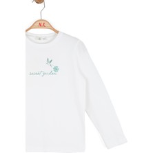 NK Tekstil Scret Kız Badi - Ekru