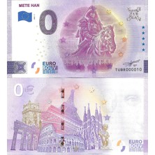 Emir Collection Türkiye Hatıra 0 Euro Mete Han Kağıt Htr Para Çil (Unc) Koleksiyon Para