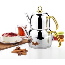 UltraMint Şık Menekşe Altın Kulp Orta Boy Takı Kutusu, Güzel ve Zarif Tasarım