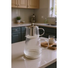 UltraMint Bambum Armor Çelik Indüksiyon Cam Çaydanlık, Şık ve Dayanıklı Tasarım