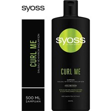 Syoss Curl Me 500 ml Bukle Belirginleştirici Şampuan Kıvırcık Saçlar İçin Besleyici Formül