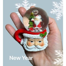 PremiumPort Yılbaşı Noel Temalı 12'li Mini Kar Küresi Dekorasyon Seti