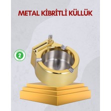 Zero Land Nrzsnt Paslanmaz Çelik Küllük Çakmaklı Masa Üstü Kullanım