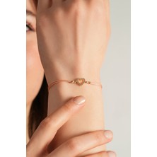 Kolyecik 14 Ayar Kalp Bileklik