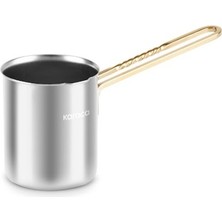 UltraMint Elit Çelik Cezve 0,3 Lt, Dayanıklı ve Şık Tasarım, Pratik Kullanım