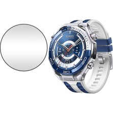 Microcase Huawei Watch Ultimate 2 Için Tam Kaplayan Kavisli Ekran Koruyucu 3D Pet Film - Siyah AL3385