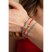 Kolyecik 14 Ayar Nazar Boncuğu Bileklik