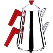 UltraMint Paslanmaz Çelik Aile Boy Çaydanlık, Şık ve Kullanışlı Tasarım