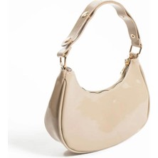 Legend Aksesuar Kadın Rugan Parlak Deri Baget El ve Omuz Çantası