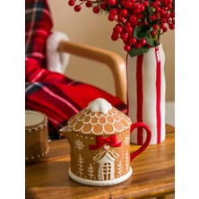 UltraMint Yılbaşı Temalı Seramik Demlik, 590 Ml, Şık ve Kullanışlı Tasarım