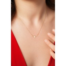 Kolyecik 14 Ayar Kalp Kolye