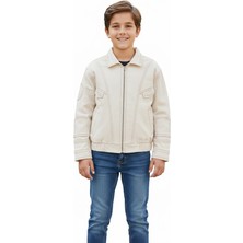NK Tekstil Petra Erkek Ceket - Krem