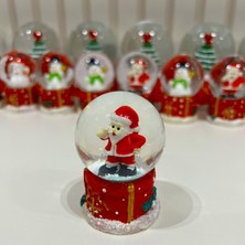 PremiumPort Noel Baba Mini Boy Kar Küresi, Sıcak ve Neşeli Kış Süsü