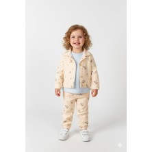 NK Tekstil Spring Kız Ceket - Krem