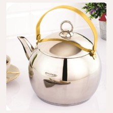 UltraMint Küçük Boy Çelik Bitki Çayı Demliği 1,2 Lt, Indüksiyon Uyumlu