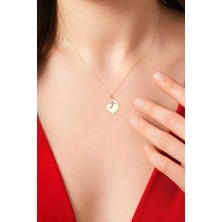 Kolyecik 14 Ayar Kalp Kolye