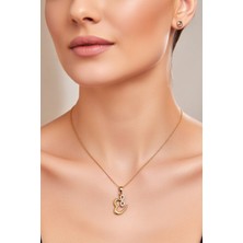 BB Bi Butik Shop Kalbim Seninle – Işıltılı Sonsuzluk Kalp Kolyesi