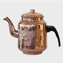 UltraMint Bakır Kahveci ve Semaver Demliği 2,1 Litre, Şık ve Dayanıklı Tasarım