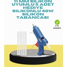 Zero Land Nrzsnt 5 Silikon Hediyeli 40W Silikon Tabancası Ev ve Hobi Kullanımı