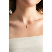 Kolyecik 14 Ayar Altın Kutup Yıldızı