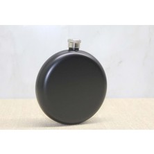 PremiumPort Şık Yuvarlak Tekli 8 Oz Matara, Pratik ve Hafif Seyahat Aksesuarı