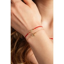 Kolyecik 14 Ayar Kalp Bileklik