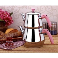 UltraMint Paslanmaz Çelik Çaydanlık, Büyük Boy, Dayanıklı ve Şık Tasarım