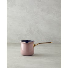 UltraMint Gül Kurusu Emaye Cezve, 500 Ml, Şık ve Dayanıklı Mutfak Gereci
