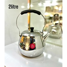 UltraMint 2l Çelik Kamp Soba Çaydanlığı Üstten Kulplu, Dayanıklı ve Şık Tasarım