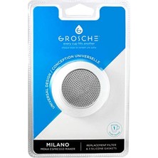 UltraMint Moka Pot Için 3'lü Silikon Conta ve Filtre Seti, Pratik ve Şık Set