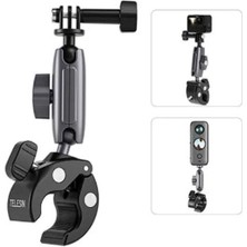 Gümrük Bey Telesin Universal Gidon ve Boru Tipi Kamera Aparatı – Gopro, INSTA360, Djı Osmo Uyumlu