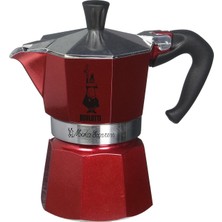 UltraMint Kırmızı Moka Pot Express 1 Cup, Şık ve Pratik Kahve Hazırlama Seçeneği