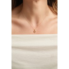 Kolyecik 14 Ayar Altın Kalp Kolye