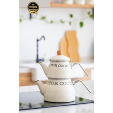 UltraMint Şık ve Dayanıklı Emaye Demlik Seti, Pratik Kullanımıyla Mutfaklara Şıklık Katıyor