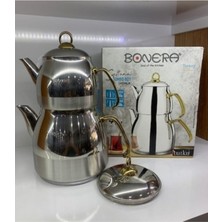 UltraMint Orta Boy Çelik Çaydanlık, Şık ve Dayanıklı Tasarım