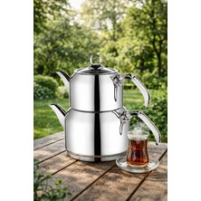 UltraMint Şık ve Kullanışlı 8090 Sevilla M Çaydanlık Takımı, Zarif Tasarım