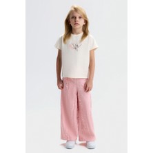 NK Tekstil Chorley Kız Pantolon - Pudra