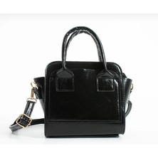 Legend Aksesuar Kadın Kutu Model Üç Gözlü Fermuar Kapama Çok Şık Mini El ve Omuz Çantası