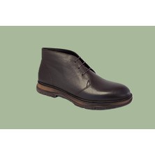 Darkwood-Erkek Bot-Hakiki Deri-Kahverengi